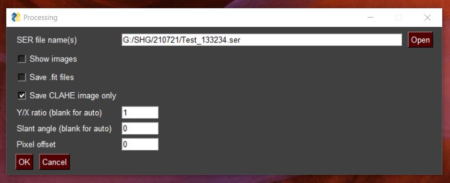 software console of SHG program