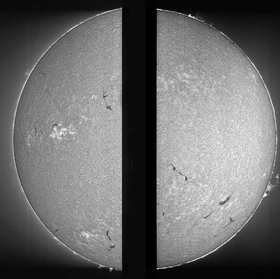 SHG H-alpha, 700mm FL, 106mm APO, 2400 l/mm grating